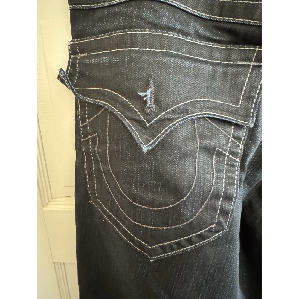 VTG True Religion Men's‎ Ricky Dark Wash Jeans Size 34/34–Y2K-00s-Streetwear-EUC - Picture 9 of 16